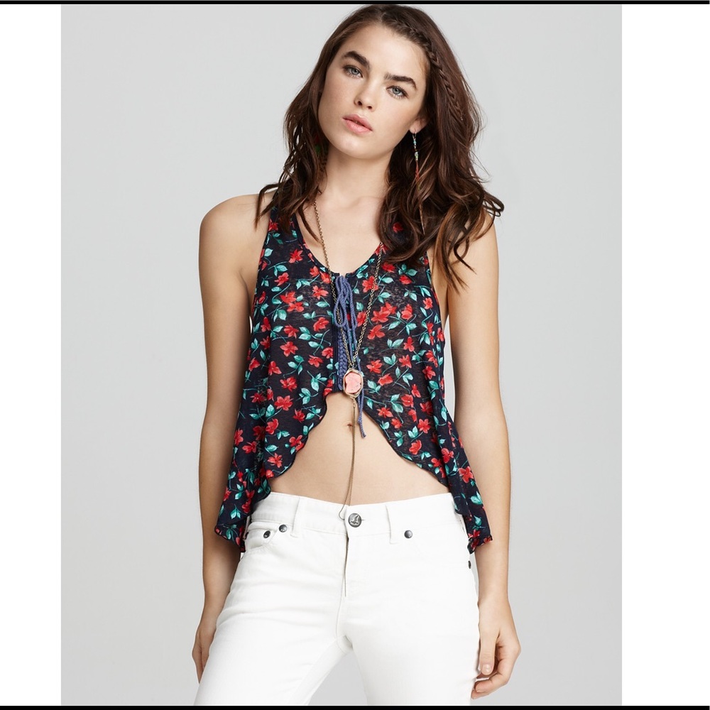 Free People floral top